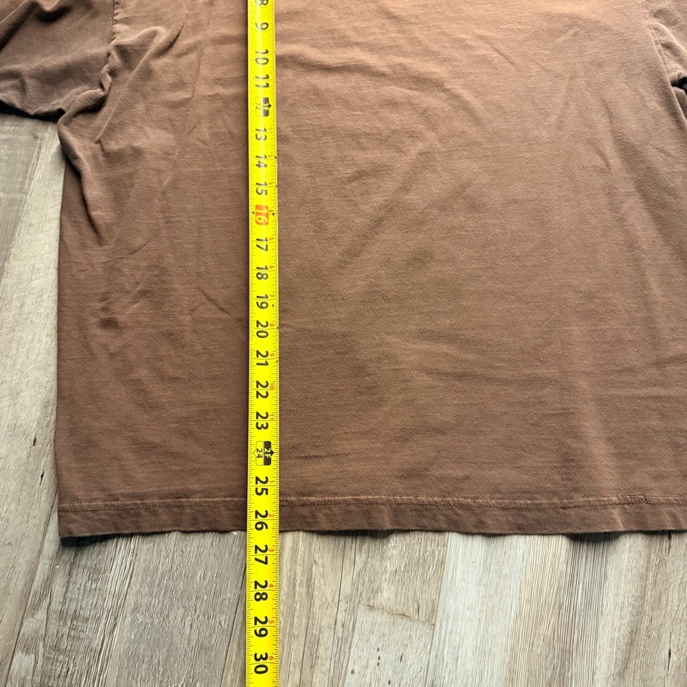 Boxy Surf Graphic Tee Brown Oversized Vintage Style - Picture 5 of 6